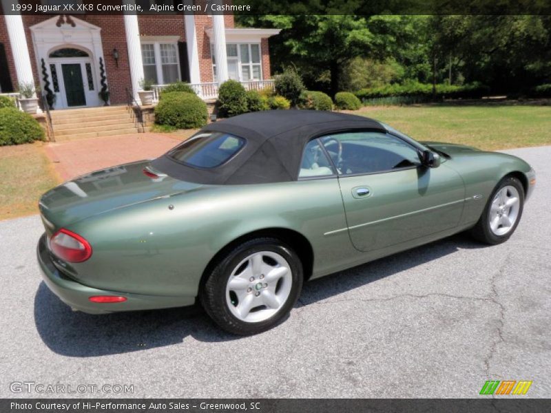 Alpine Green / Cashmere 1999 Jaguar XK XK8 Convertible