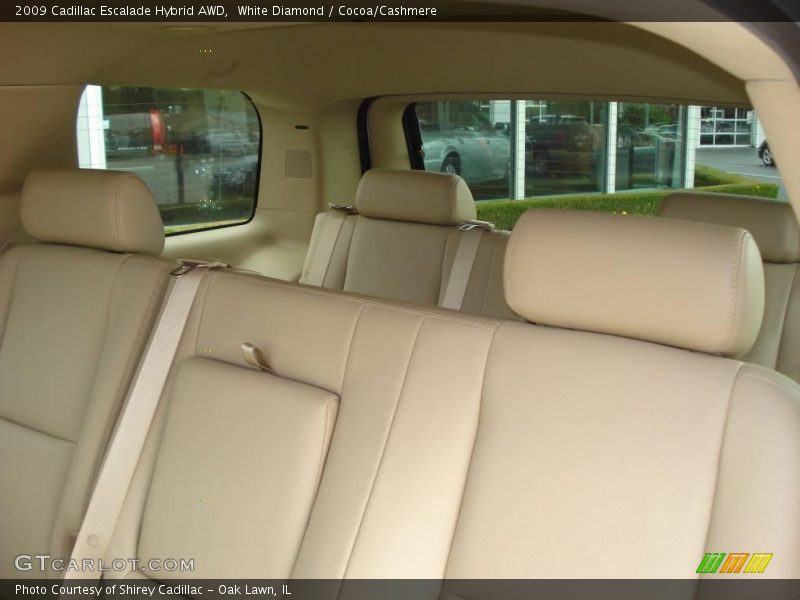 White Diamond / Cocoa/Cashmere 2009 Cadillac Escalade Hybrid AWD