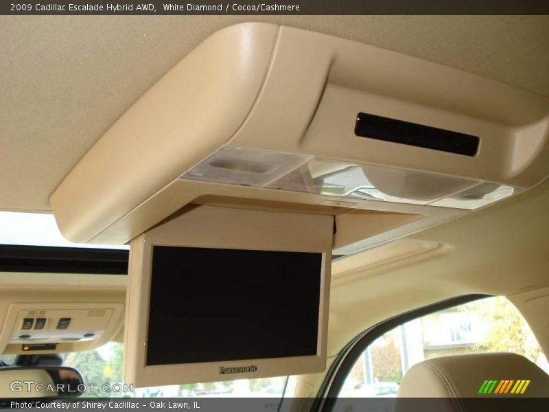 White Diamond / Cocoa/Cashmere 2009 Cadillac Escalade Hybrid AWD