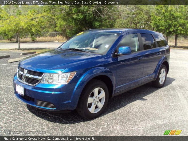 Deep Water Blue Pearl / Dark Slate Gray/Light Graystone 2009 Dodge Journey SXT