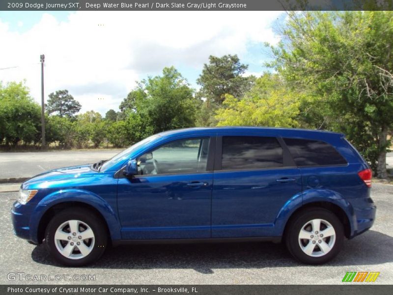 Deep Water Blue Pearl / Dark Slate Gray/Light Graystone 2009 Dodge Journey SXT