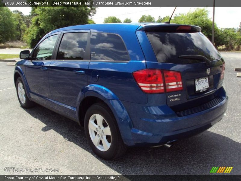 Deep Water Blue Pearl / Dark Slate Gray/Light Graystone 2009 Dodge Journey SXT