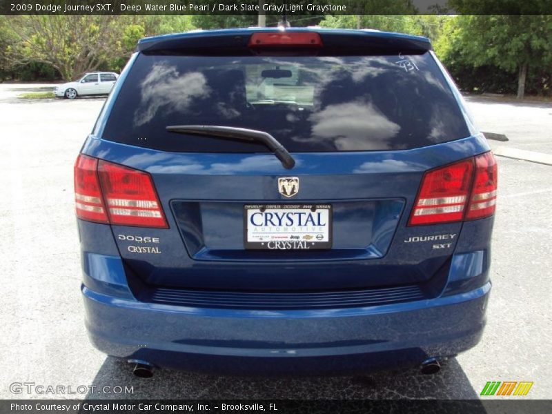 Deep Water Blue Pearl / Dark Slate Gray/Light Graystone 2009 Dodge Journey SXT