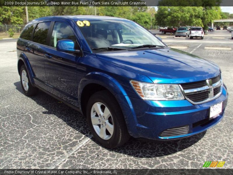 Deep Water Blue Pearl / Dark Slate Gray/Light Graystone 2009 Dodge Journey SXT