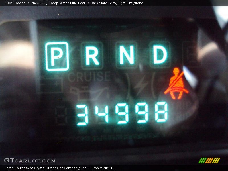 Deep Water Blue Pearl / Dark Slate Gray/Light Graystone 2009 Dodge Journey SXT