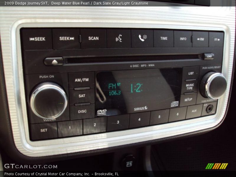 Deep Water Blue Pearl / Dark Slate Gray/Light Graystone 2009 Dodge Journey SXT