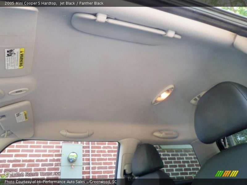 Jet Black / Panther Black 2005 Mini Cooper S Hardtop