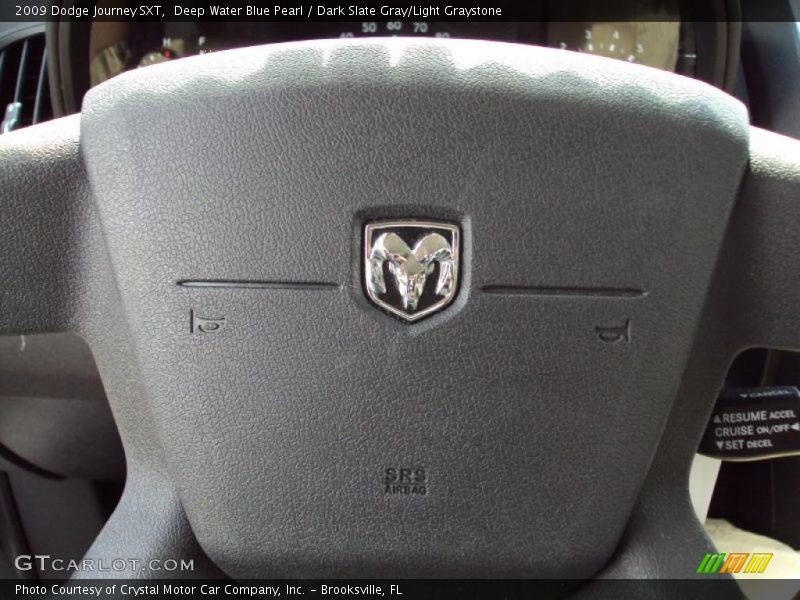 Deep Water Blue Pearl / Dark Slate Gray/Light Graystone 2009 Dodge Journey SXT