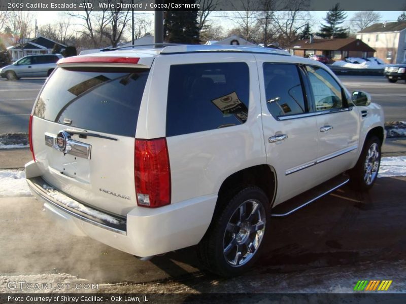 White Diamond / Cocoa/Cashmere 2009 Cadillac Escalade AWD