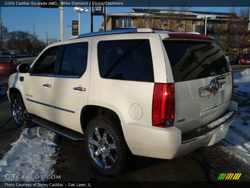 White Diamond / Cocoa/Cashmere 2009 Cadillac Escalade AWD