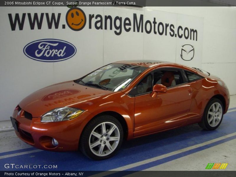 Sunset Orange Pearlescent / Terra Cotta 2006 Mitsubishi Eclipse GT Coupe