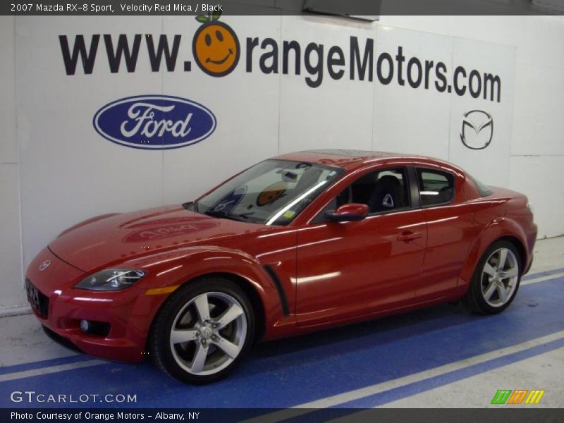 Velocity Red Mica / Black 2007 Mazda RX-8 Sport