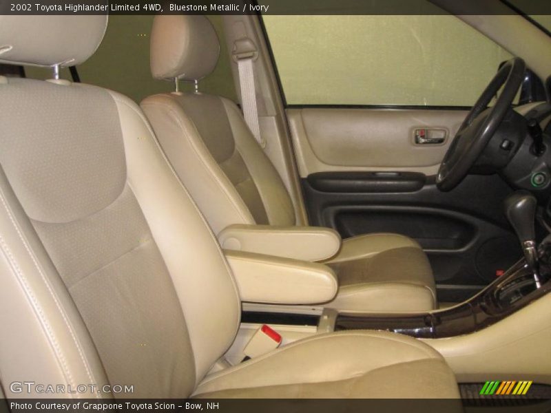 Bluestone Metallic / Ivory 2002 Toyota Highlander Limited 4WD