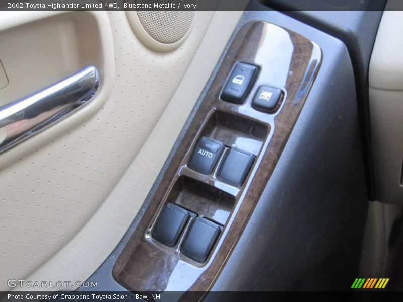 Bluestone Metallic / Ivory 2002 Toyota Highlander Limited 4WD
