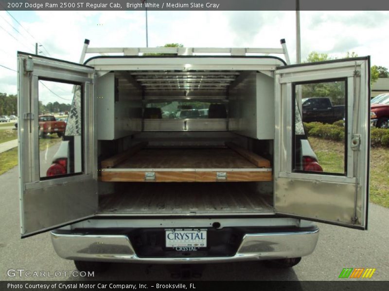 Bright White / Medium Slate Gray 2007 Dodge Ram 2500 ST Regular Cab