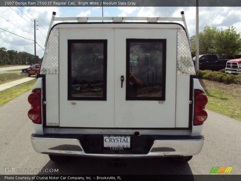 Bright White / Medium Slate Gray 2007 Dodge Ram 2500 ST Regular Cab