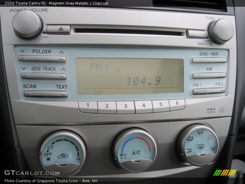 Magnetic Gray Metallic / Charcoal 2009 Toyota Camry SE