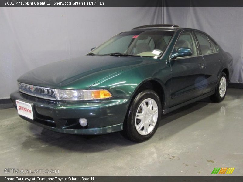 Sherwood Green Pearl / Tan 2001 Mitsubishi Galant ES