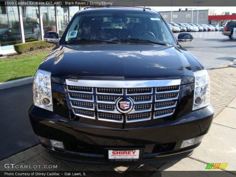 Black Raven / Ebony/Ebony 2009 Cadillac Escalade EXT AWD