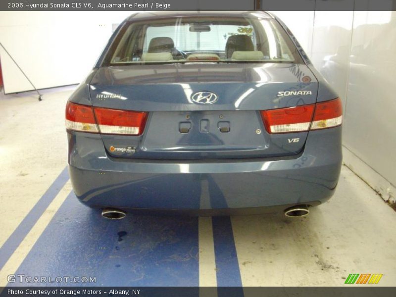 Aquamarine Pearl / Beige 2006 Hyundai Sonata GLS V6