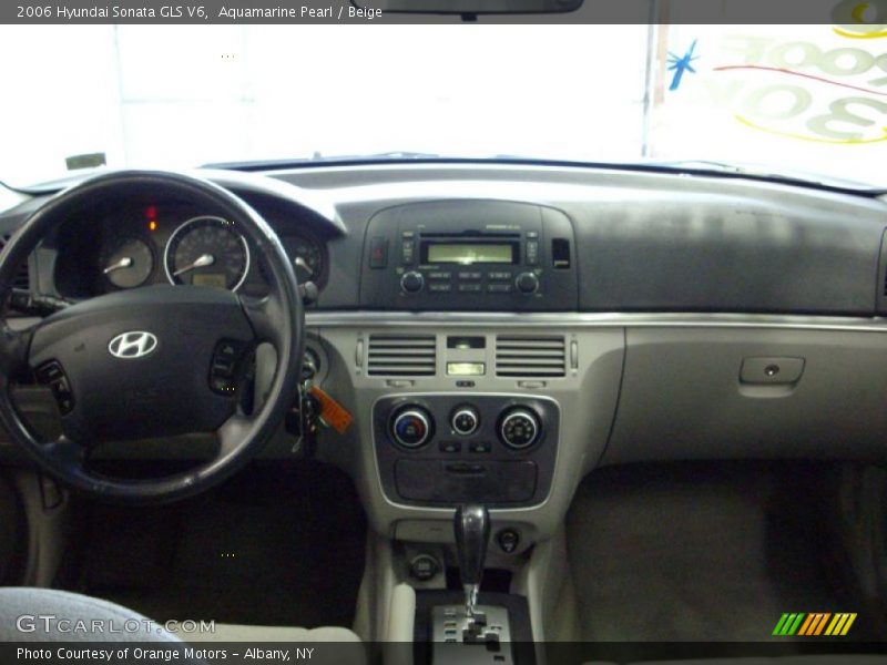 Aquamarine Pearl / Beige 2006 Hyundai Sonata GLS V6