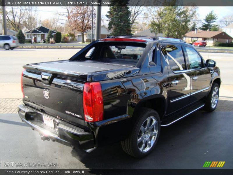Black Raven / Ebony/Ebony 2009 Cadillac Escalade EXT AWD