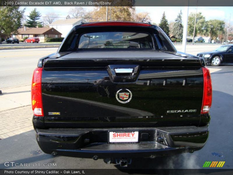 Black Raven / Ebony/Ebony 2009 Cadillac Escalade EXT AWD
