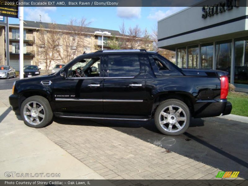 Black Raven / Ebony/Ebony 2009 Cadillac Escalade EXT AWD