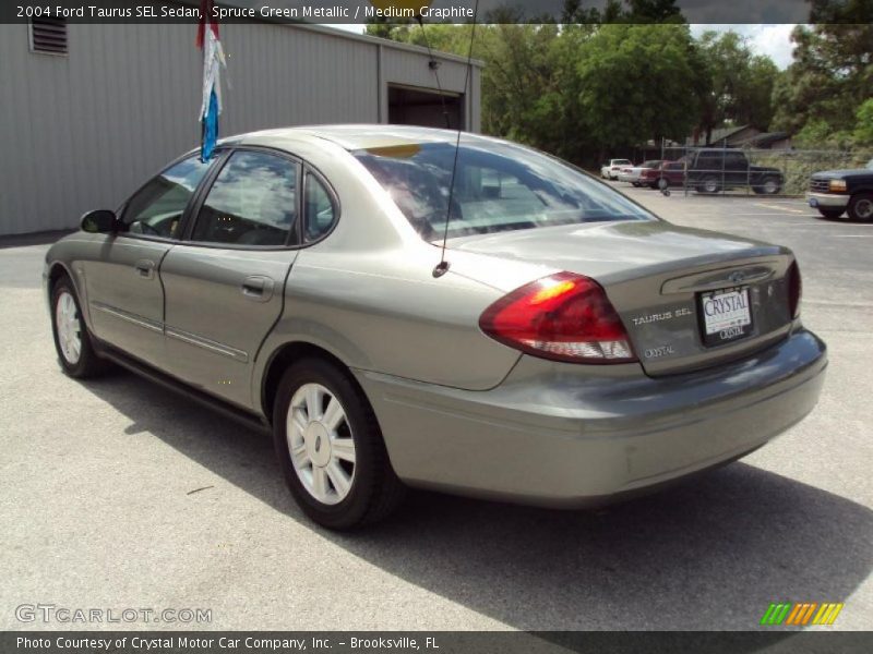 Spruce Green Metallic / Medium Graphite 2004 Ford Taurus SEL Sedan