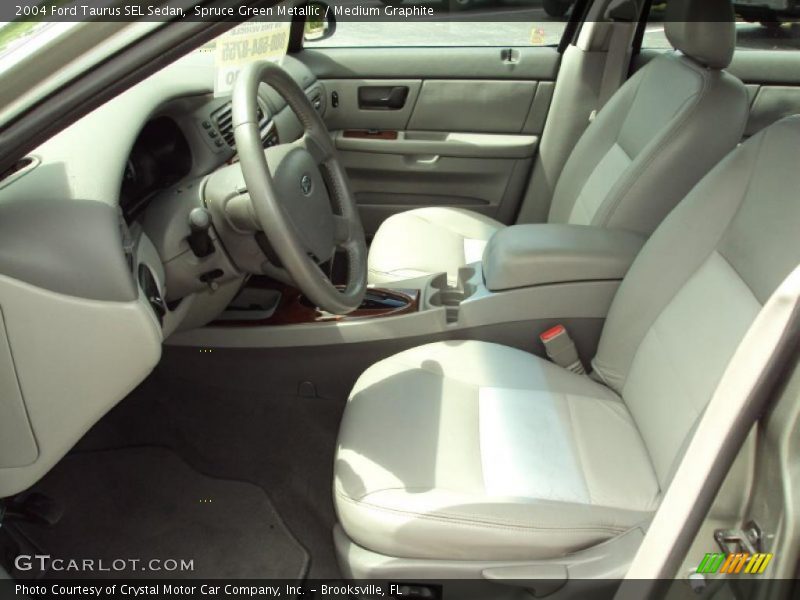 Spruce Green Metallic / Medium Graphite 2004 Ford Taurus SEL Sedan