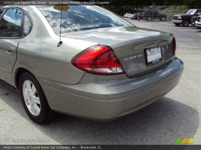 Spruce Green Metallic / Medium Graphite 2004 Ford Taurus SEL Sedan