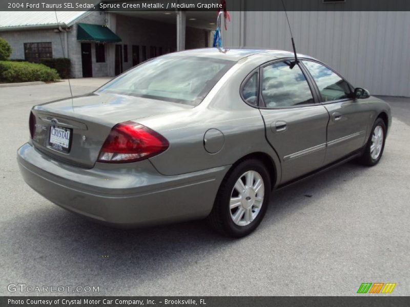 Spruce Green Metallic / Medium Graphite 2004 Ford Taurus SEL Sedan