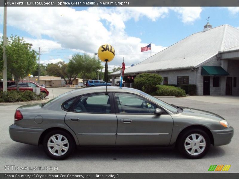 Spruce Green Metallic / Medium Graphite 2004 Ford Taurus SEL Sedan