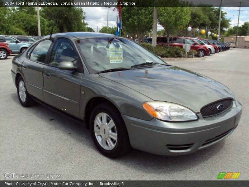 Spruce Green Metallic / Medium Graphite 2004 Ford Taurus SEL Sedan