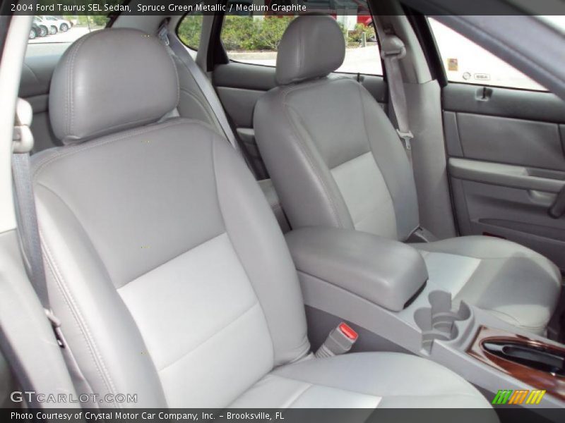 Spruce Green Metallic / Medium Graphite 2004 Ford Taurus SEL Sedan