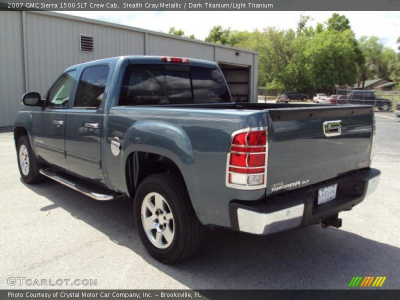 Stealth Gray Metallic / Dark Titanium/Light Titanium 2007 GMC Sierra 1500 SLT Crew Cab