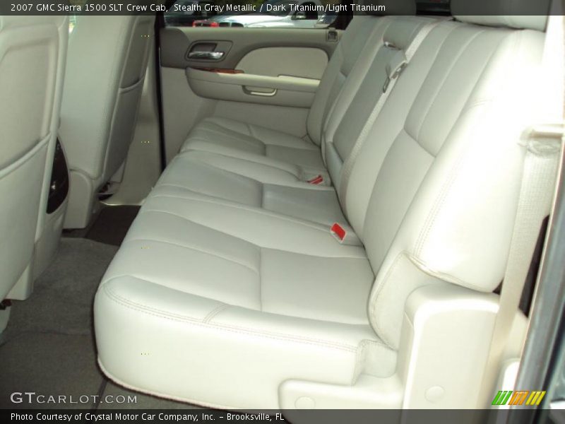 Stealth Gray Metallic / Dark Titanium/Light Titanium 2007 GMC Sierra 1500 SLT Crew Cab