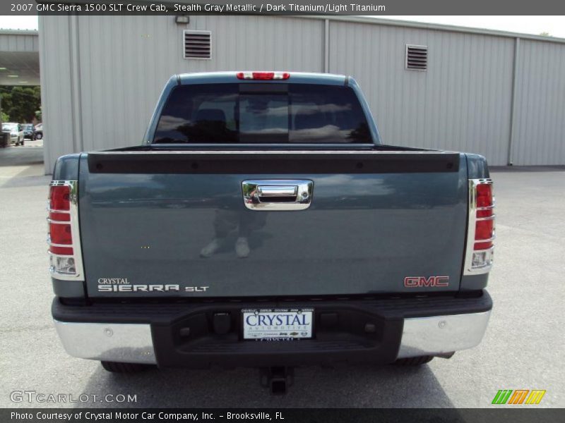 Stealth Gray Metallic / Dark Titanium/Light Titanium 2007 GMC Sierra 1500 SLT Crew Cab
