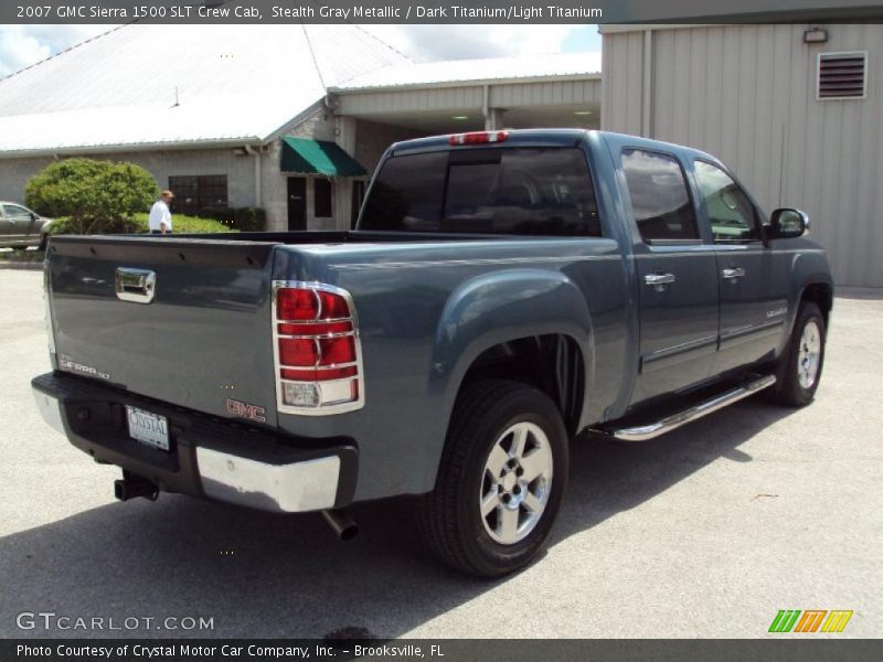 Stealth Gray Metallic / Dark Titanium/Light Titanium 2007 GMC Sierra 1500 SLT Crew Cab