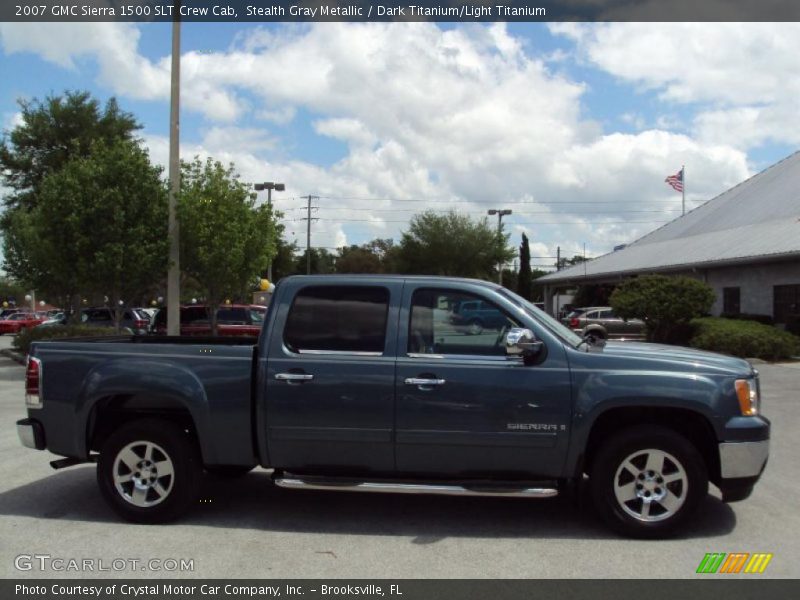 Stealth Gray Metallic / Dark Titanium/Light Titanium 2007 GMC Sierra 1500 SLT Crew Cab