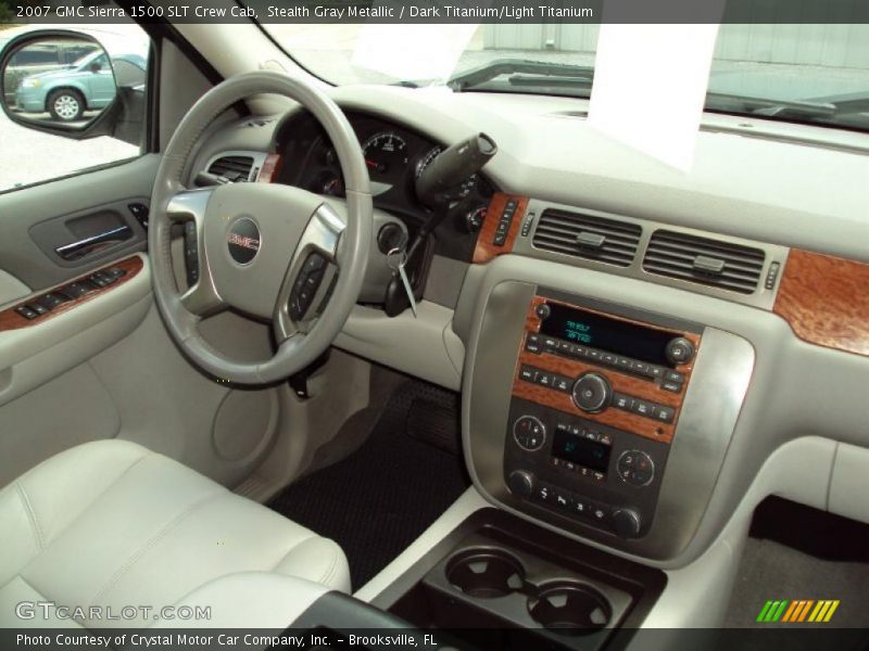 Stealth Gray Metallic / Dark Titanium/Light Titanium 2007 GMC Sierra 1500 SLT Crew Cab