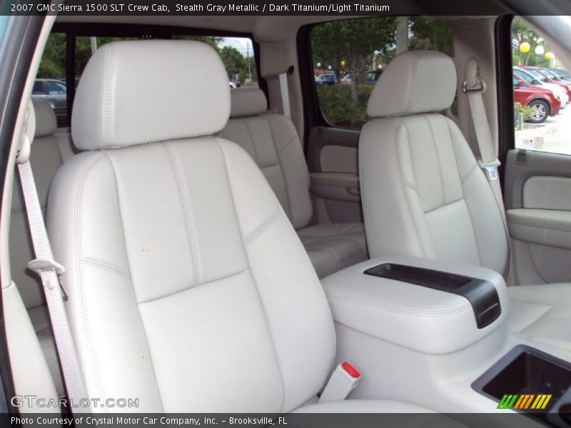 Stealth Gray Metallic / Dark Titanium/Light Titanium 2007 GMC Sierra 1500 SLT Crew Cab