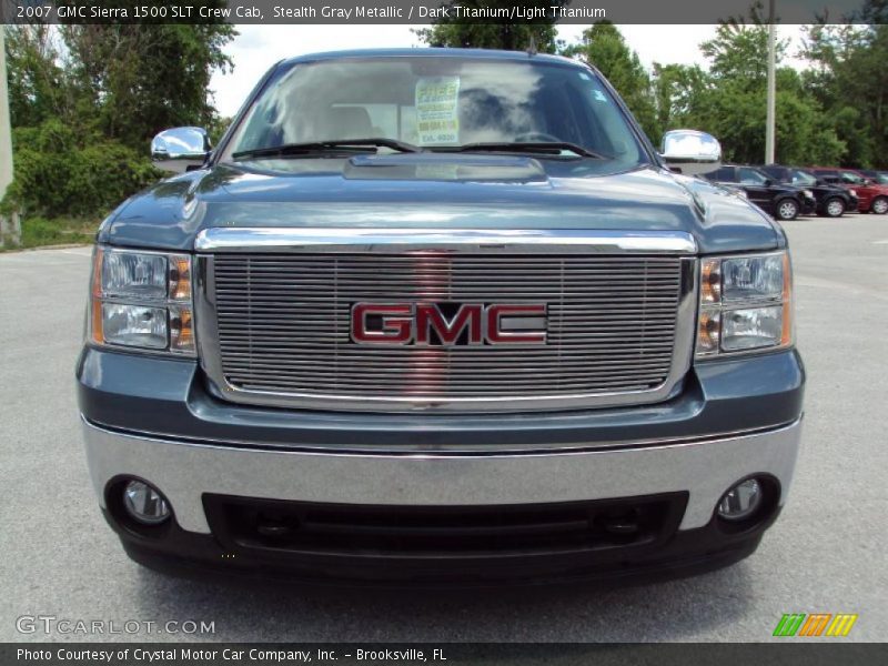 Stealth Gray Metallic / Dark Titanium/Light Titanium 2007 GMC Sierra 1500 SLT Crew Cab