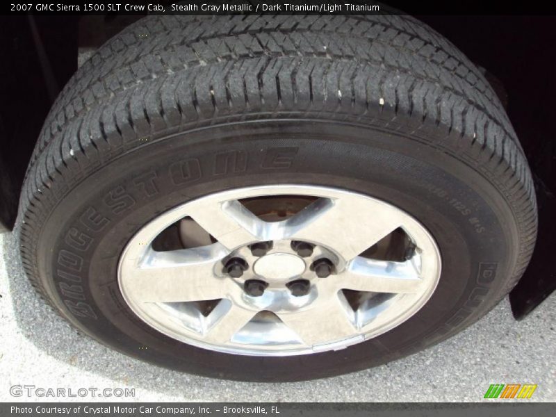 Stealth Gray Metallic / Dark Titanium/Light Titanium 2007 GMC Sierra 1500 SLT Crew Cab