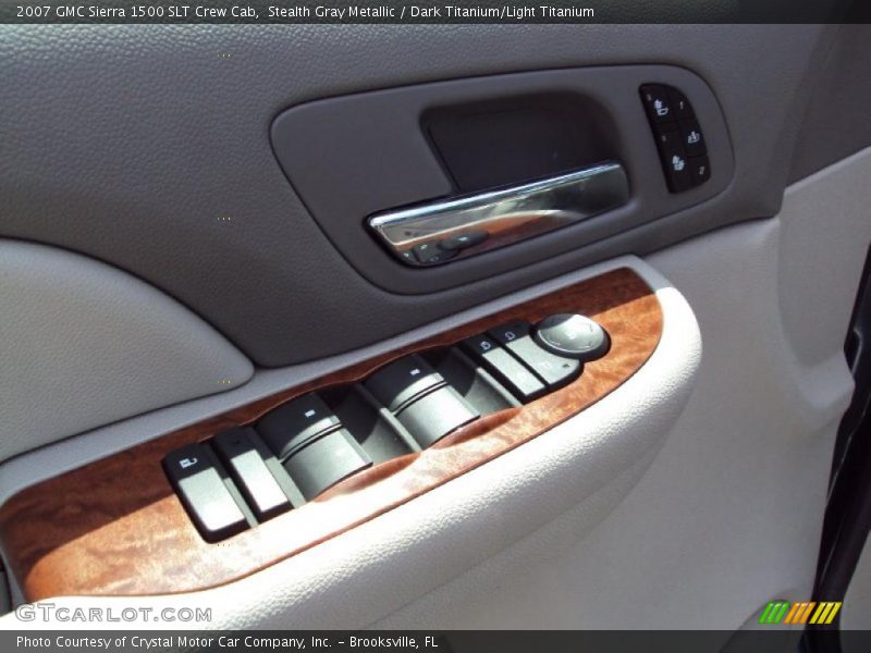 Stealth Gray Metallic / Dark Titanium/Light Titanium 2007 GMC Sierra 1500 SLT Crew Cab