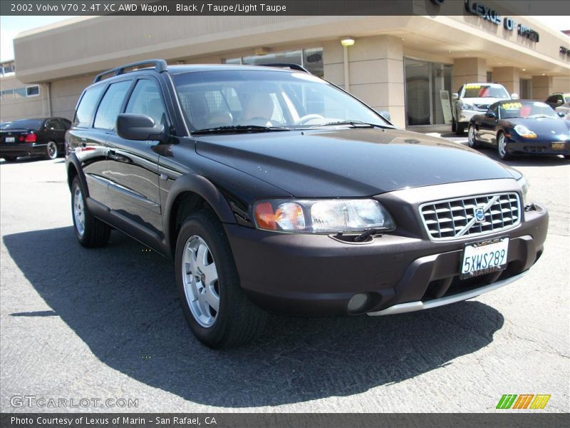 Black / Taupe/Light Taupe 2002 Volvo V70 2.4T XC AWD Wagon