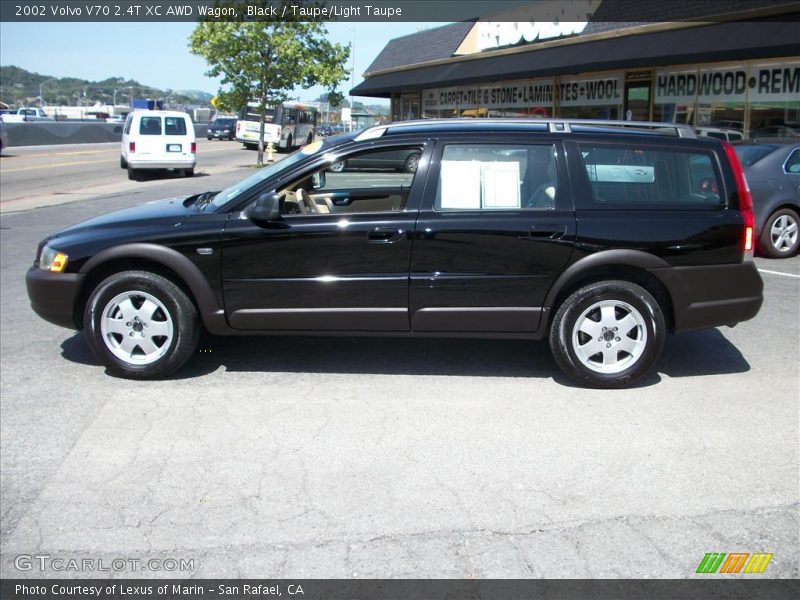 Black / Taupe/Light Taupe 2002 Volvo V70 2.4T XC AWD Wagon