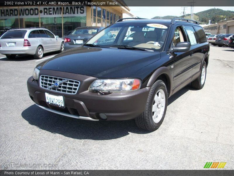 Black / Taupe/Light Taupe 2002 Volvo V70 2.4T XC AWD Wagon