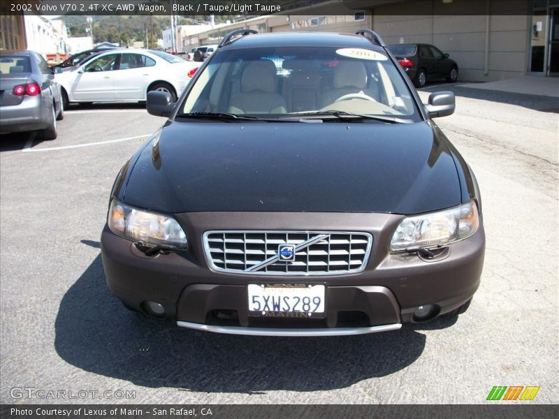 Black / Taupe/Light Taupe 2002 Volvo V70 2.4T XC AWD Wagon