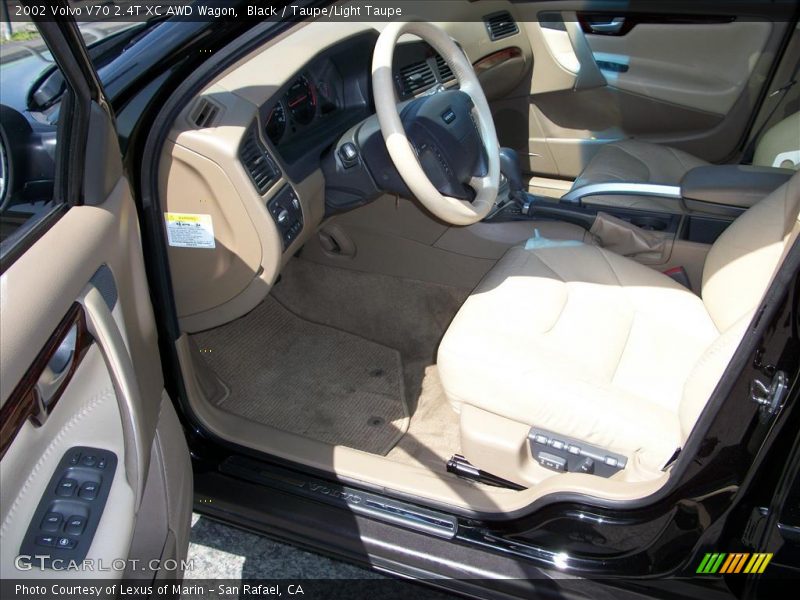 Black / Taupe/Light Taupe 2002 Volvo V70 2.4T XC AWD Wagon
